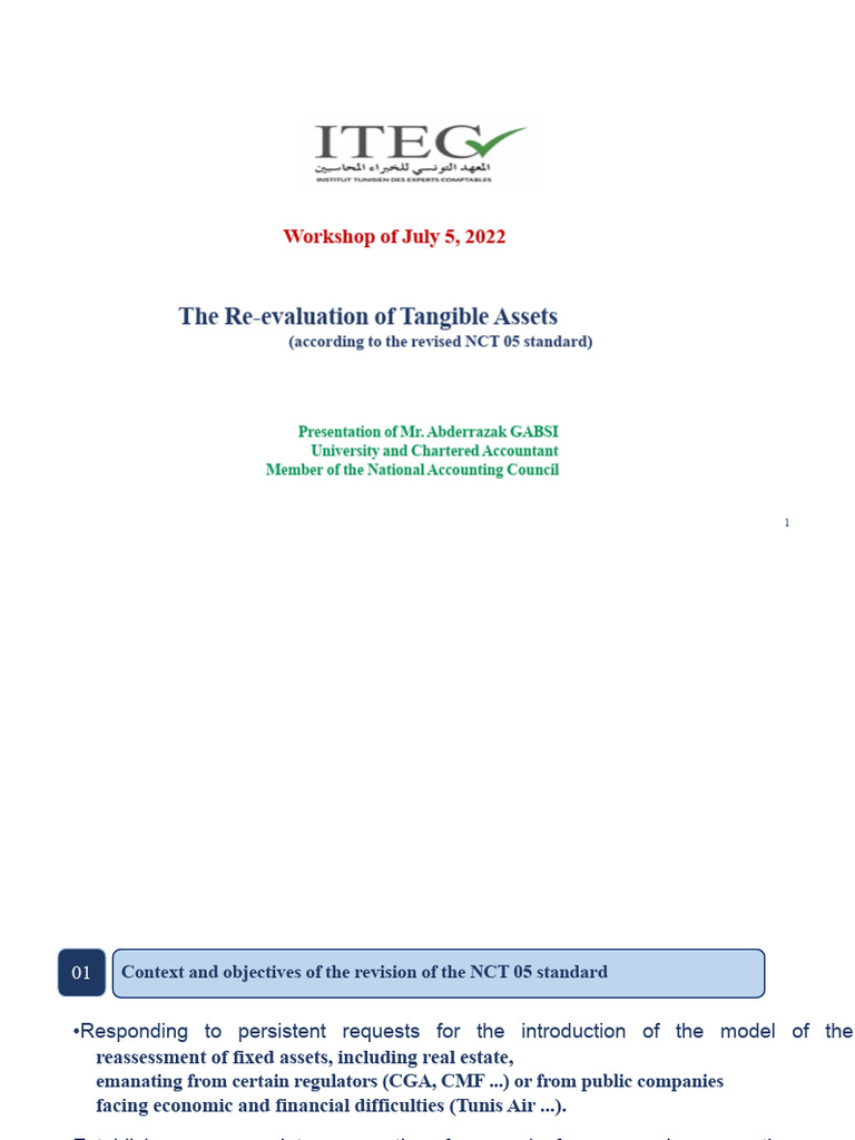 Re-evaluating Tangible Assets NCT 05 | PDF | Deferred Tax | Depreciation