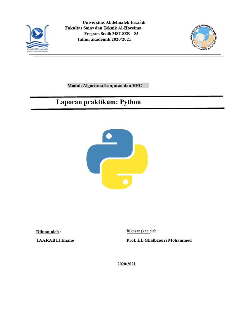 Praktikum Algoritma Python: Sortir dan Waktu | PDF
