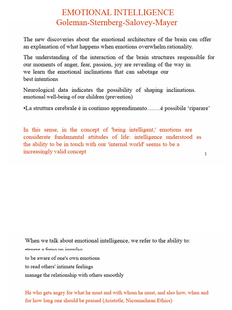 Understanding Emotional Intelligence | PDF | Empathy | Emotions