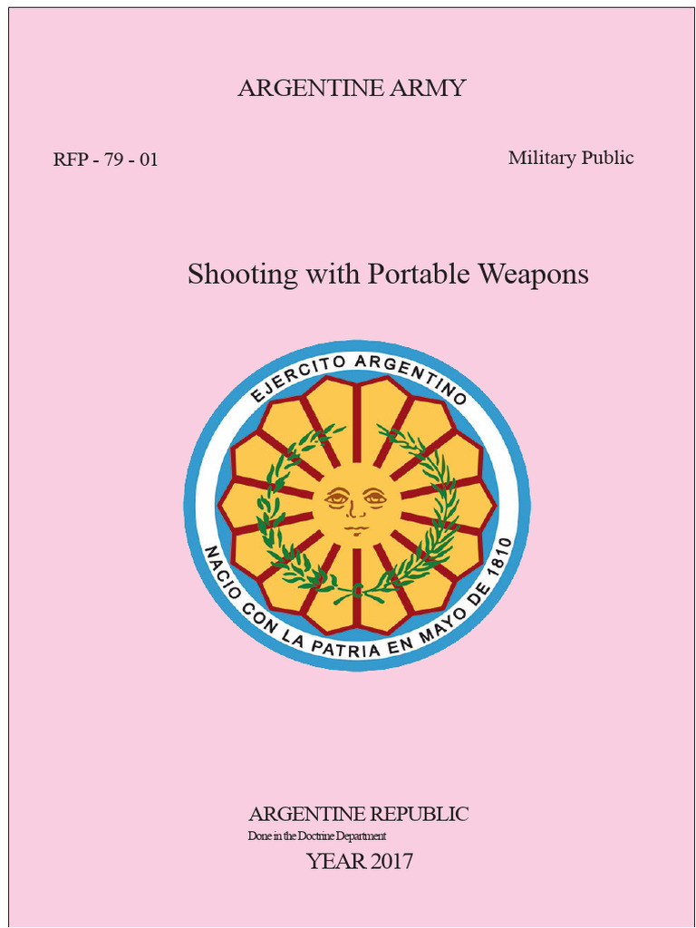 Shooting With Portable Weapons RFP-79-01 | PDF | Cartridge (Firearms ...