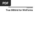 Download WinFormsTrueDBGrid by gusvader SN96417421 doc pdf