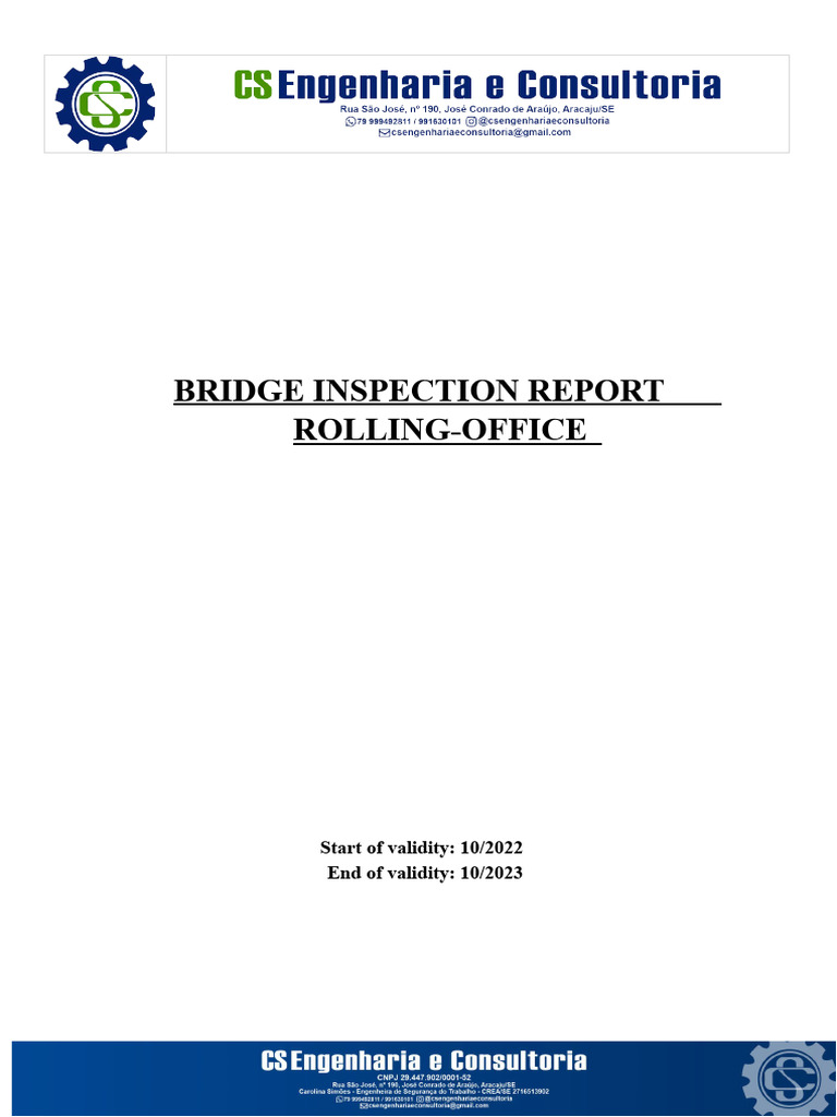 Workshop Overhead Crane Report Signed (1) | PDF | Crane (Machine)