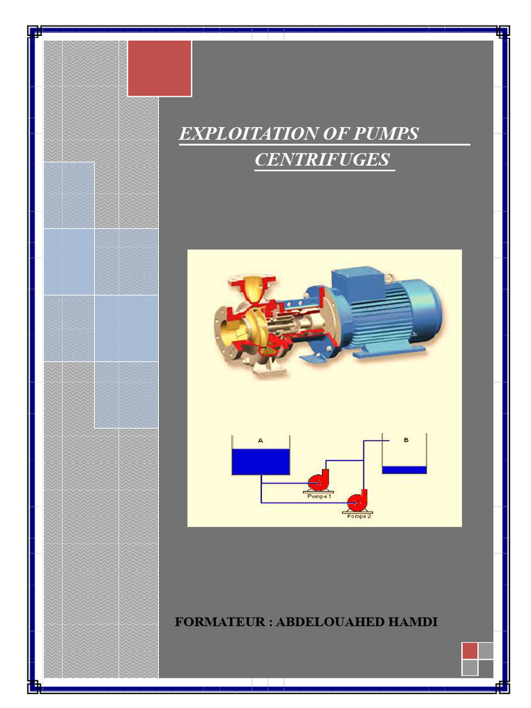 Exploitation of Centrifugal Pumps PDF | PDF | Pump | Pressure