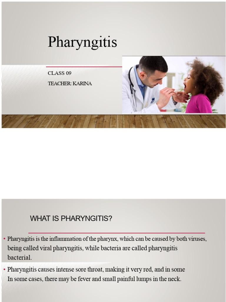 Pharyngitis | PDF | Infection | Medicine
