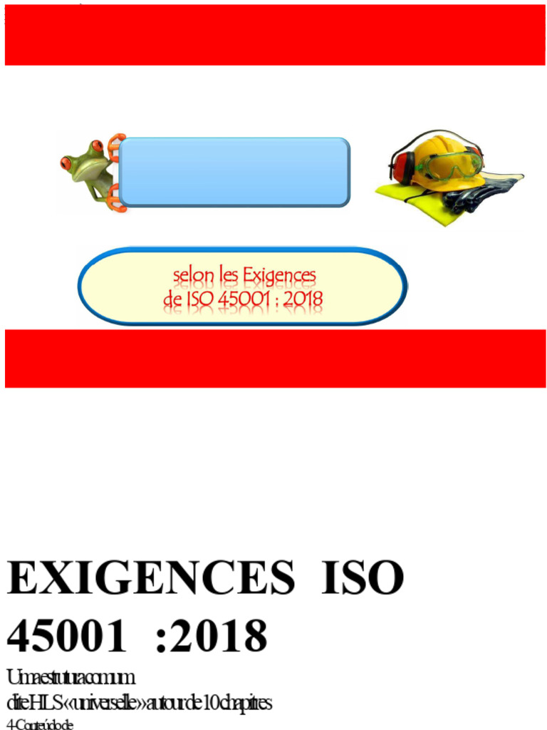 Exigências da ISO 45001:2018 em SST | PDF | Planejamento | Liderança