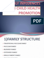 Family Influences On Child Health Promotion