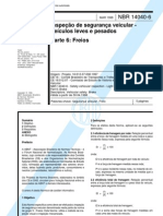 NBR 14040-06 - 1998 - Inspeção de Segurança Veicular - Freios
