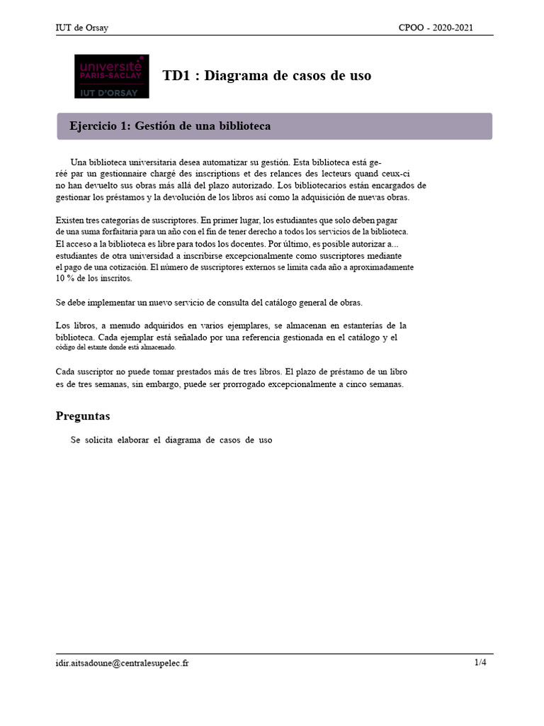 Diagrama de Casos de Uso Biblioteca y TPV | PDF | Cajero | Caso de uso