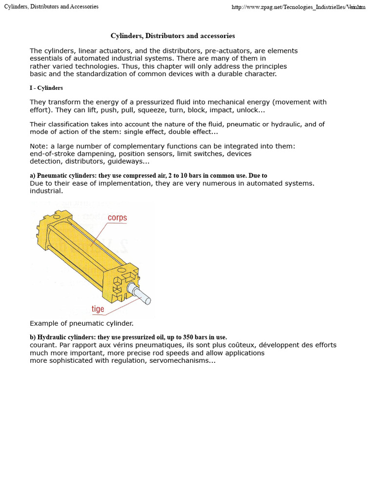 distributors and pneumatic accessories.pdf | PDF | Actuator ...