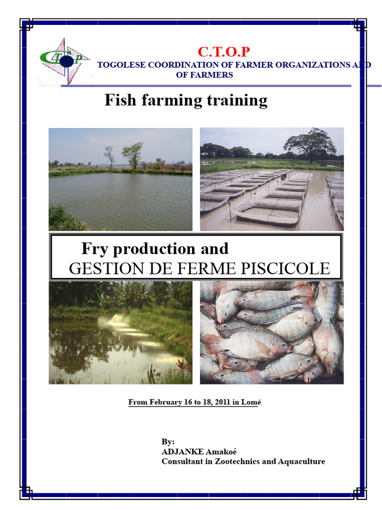 Fish Farming: Fry Production & Management | PDF | Fertilizer | Agriculture