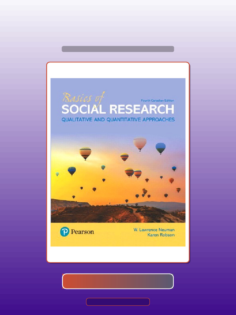 Test Bank for Basics of Social Research 4th Canadian Edition Neuman HQ ...