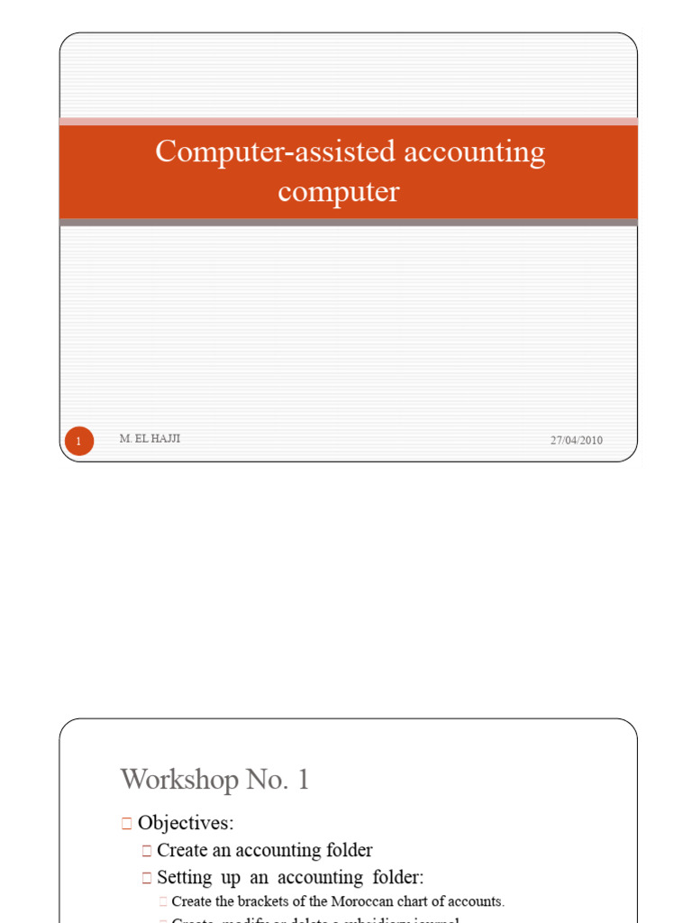 Computer-Assisted Accounting Workshop 1 | PDF | Value Added Tax | Expense