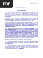 Download Draft of UN Rio20 main text by The Guardian SN96419644 doc pdf