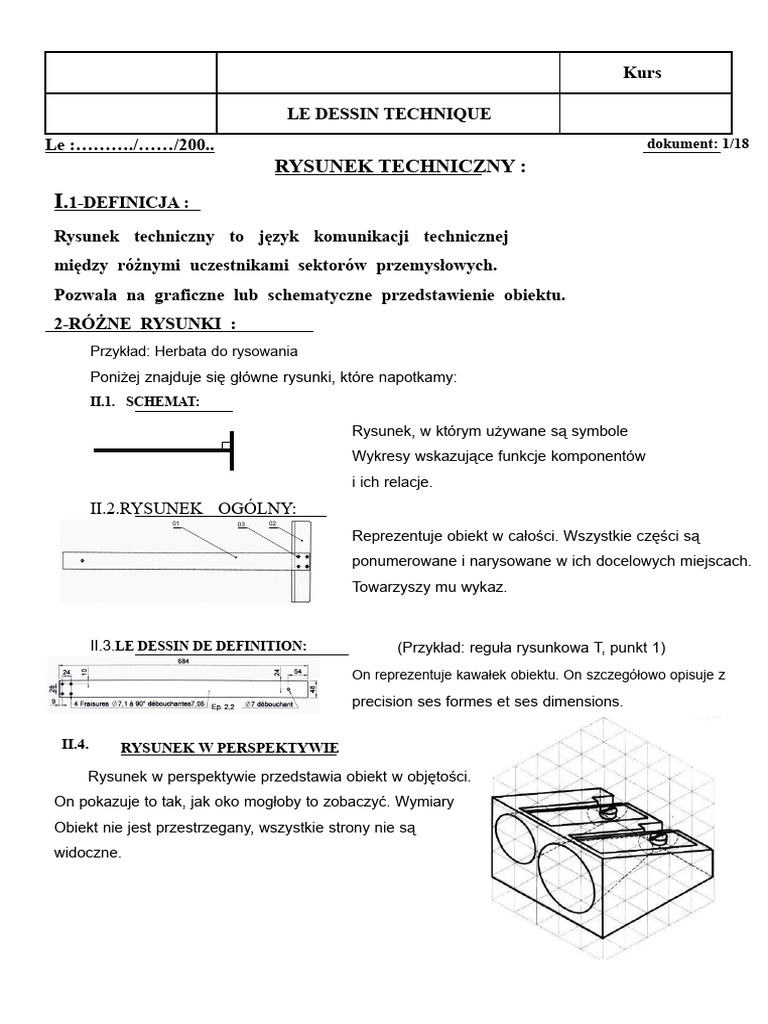 Rysunek Techniczny | PDF