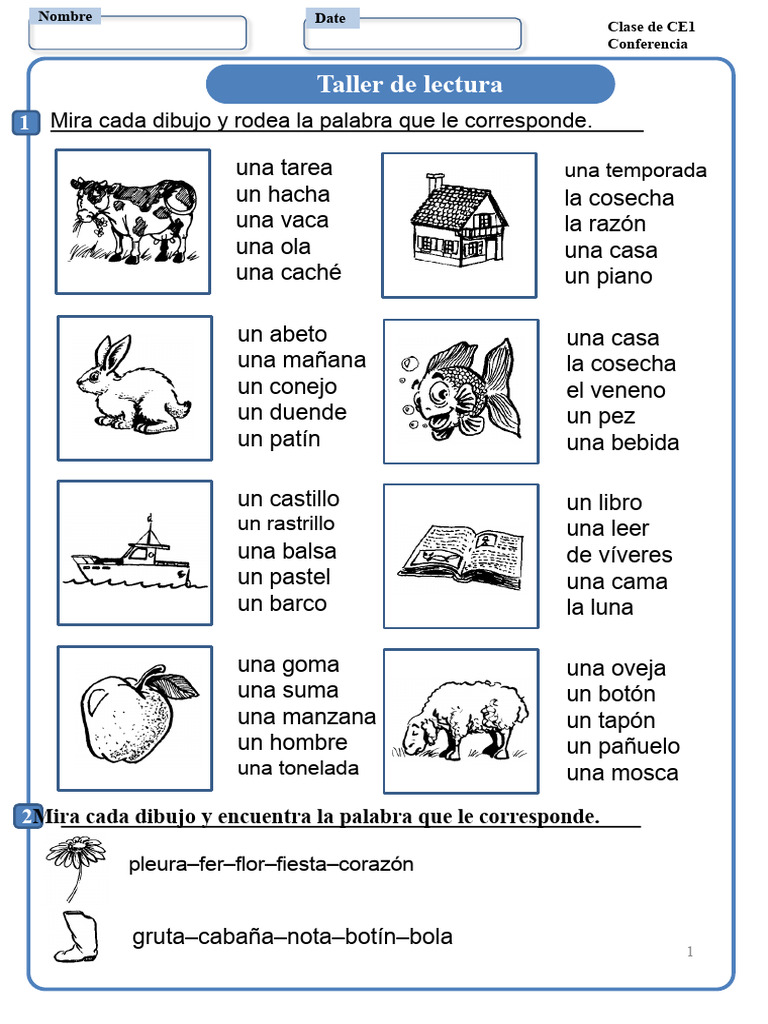 Archivo Comprensión de Lectura 1 PDF | PDF