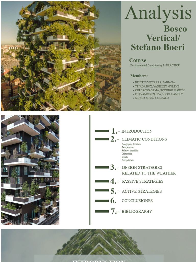 Climate Analysis of Milan's Vertical Forest | PDF | Rain | Air Conditioning