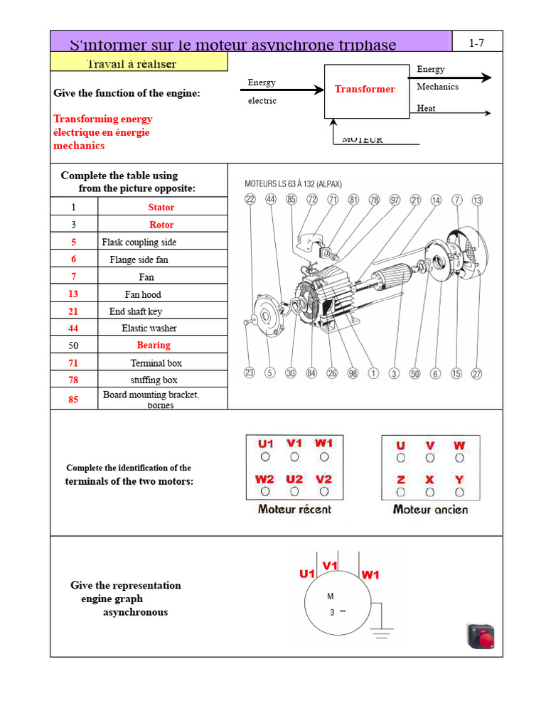 Three-Phase Asynchronous Motor | PDF | Electrical Components | Electric ...
