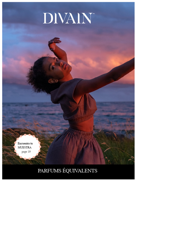 Muestras de Perfumes DIVAIN: Hombres y Mujeres | PDF