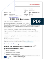 SME 2.0 Project English Questionnaire