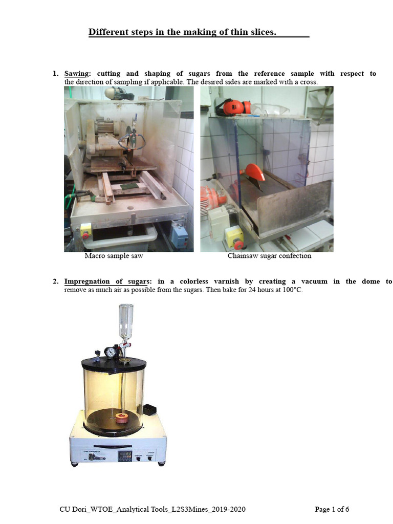 Steps for Preparing Thin Sugar Slices | PDF | Abrasive | Industrial ...