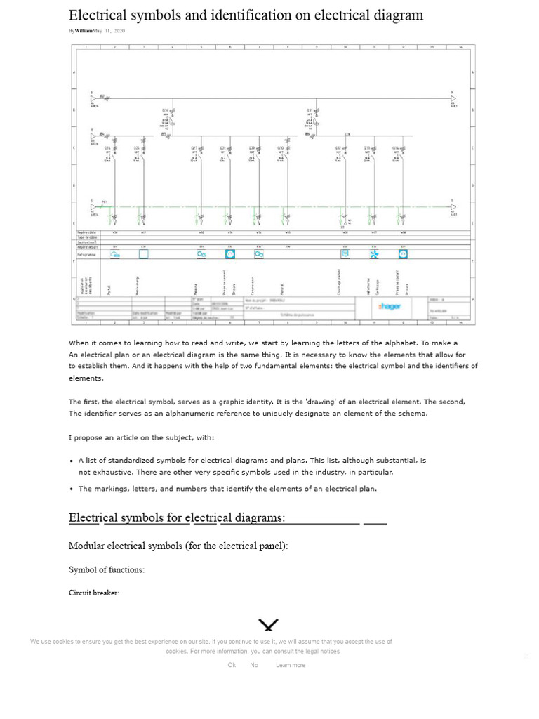 Electrical Symbols Guide for Diagrams | PDF | Switch | Electrical Equipment