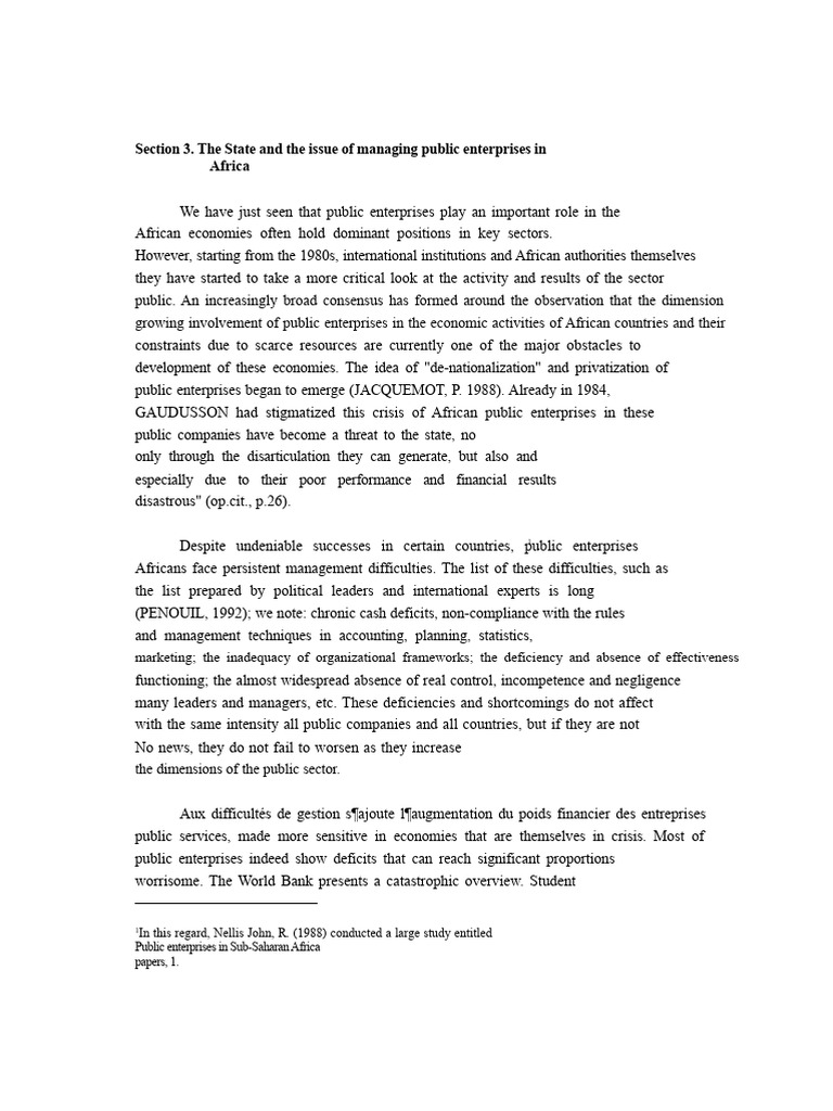 Managing Public Enterprises in Africa | PDF | Subsidy | Taxes