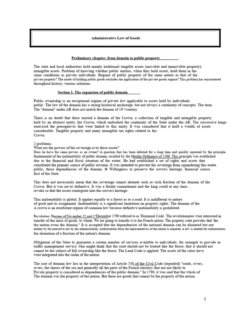 Understanding Public Property Law | PDF | Property | Ownership