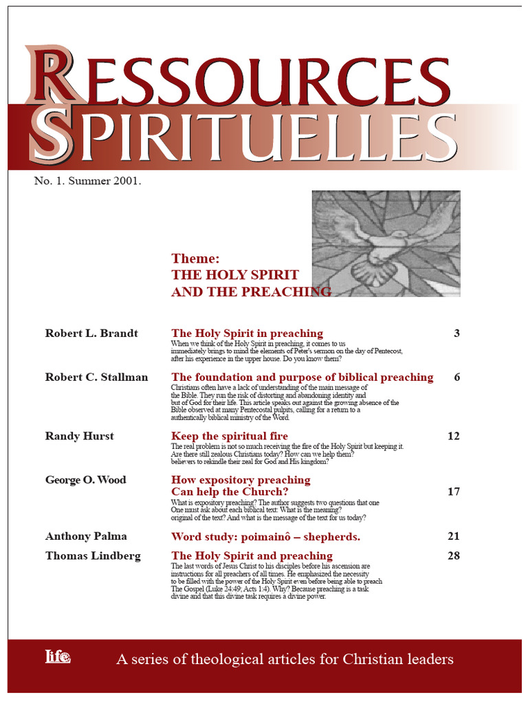 Summer Spirit The Preaching | PDF | Revelation | Sermon