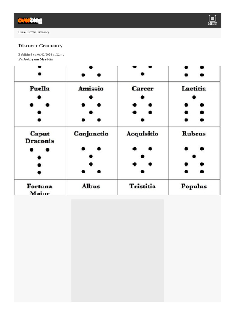 Geomancy: Simple Divination Methods | PDF | Divination