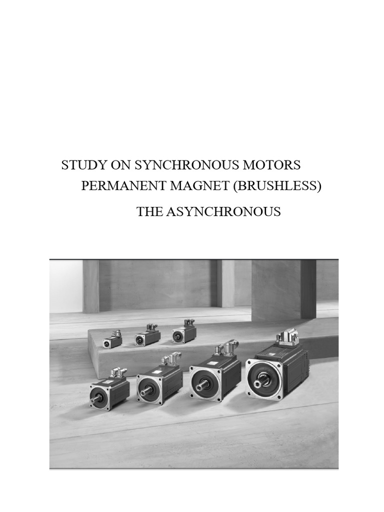 Synchronous and Asynchronous Motor Study PDF | PDF | Electric Motor ...