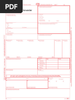CMR Consignment Note Template | PDF