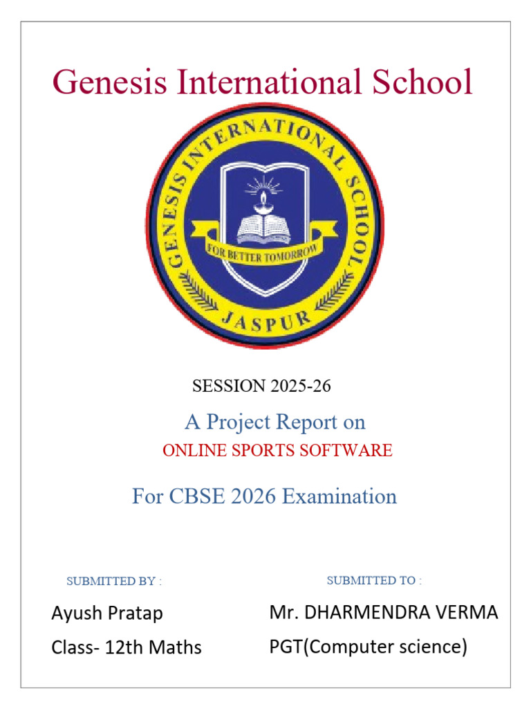 final yash online sport software.pdf.pdf.pdf | PDF | Menu (Computing ...