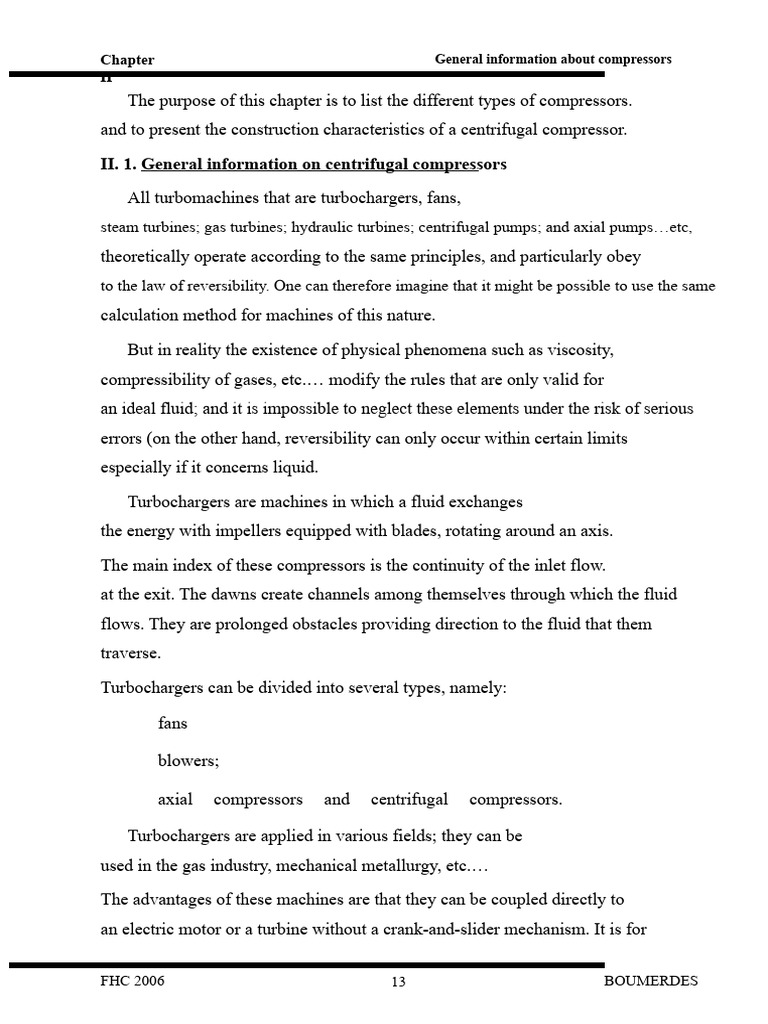Types and Characteristics of Compressors | PDF | Turbocharger | Turbine