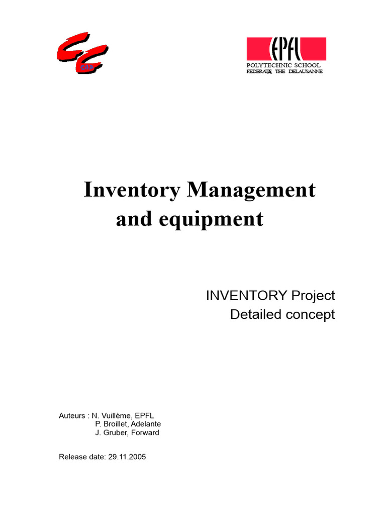 Inventory Management Project Overview | PDF | Inventory | Information