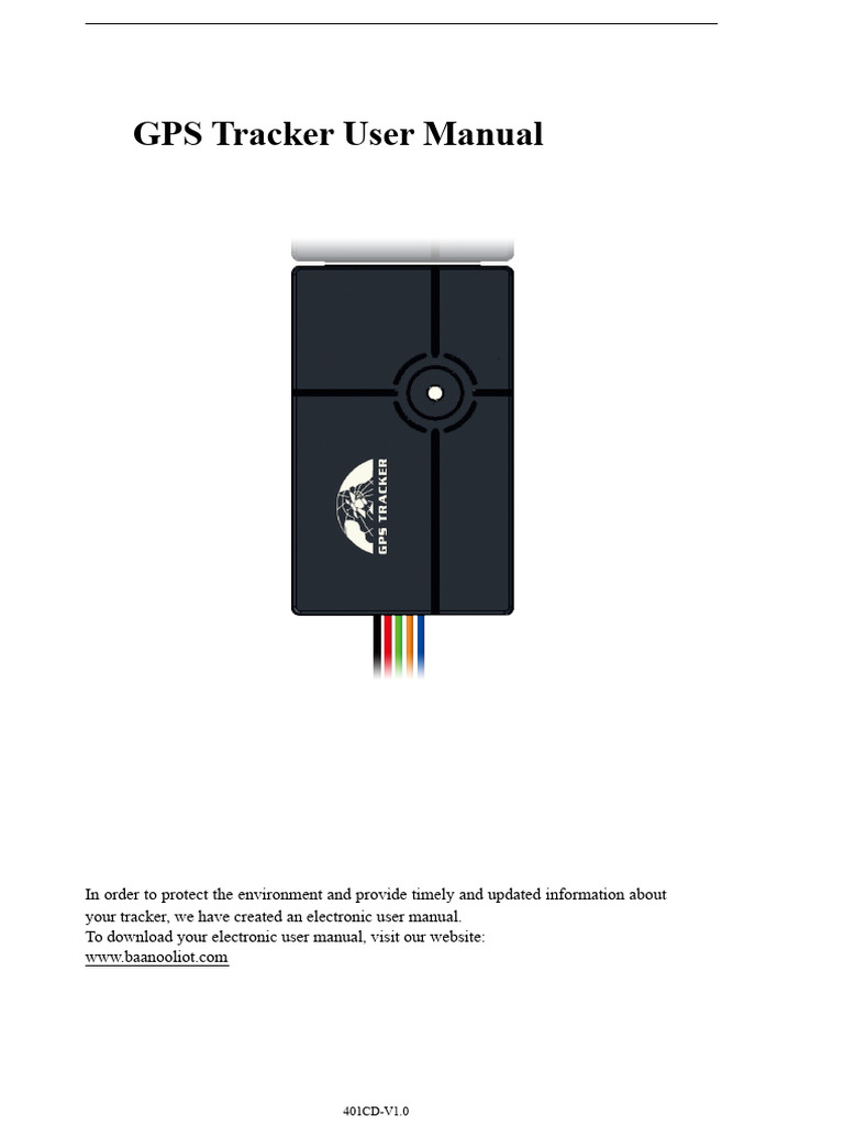 GPS Tracker User Manual Guide | PDF | Mobile App | Mobile Technology