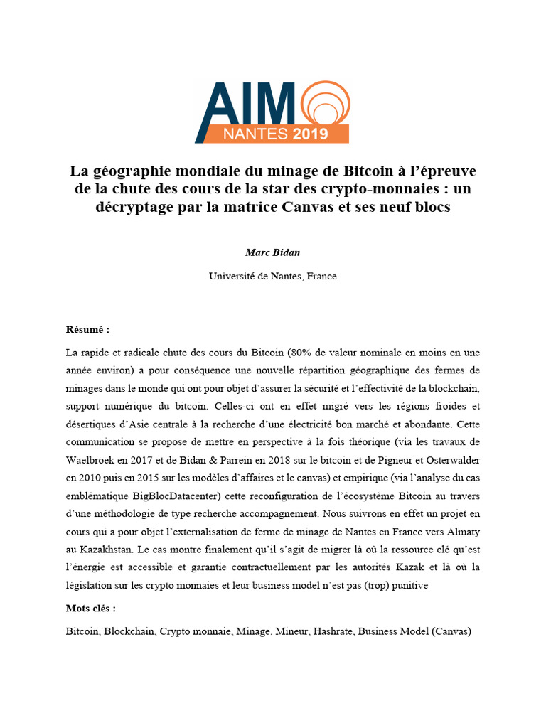 Bit Coin | PDF | Bitcoin | Crytomonnaies