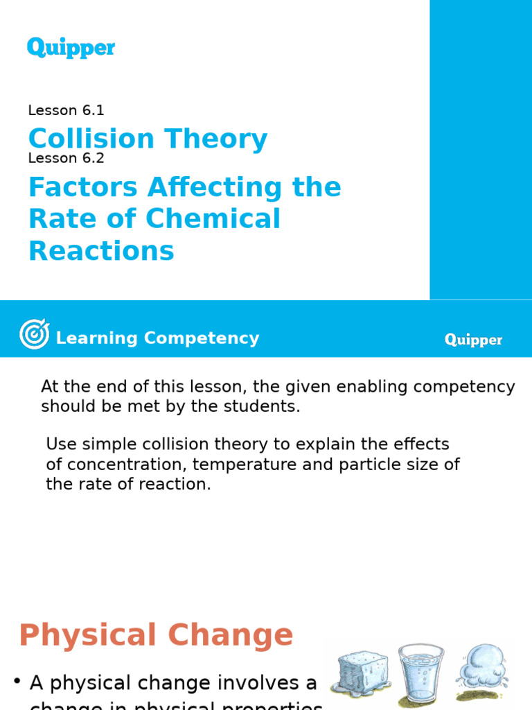 Collision Theory | PDF | Reaction Rate | Chemical Reactions