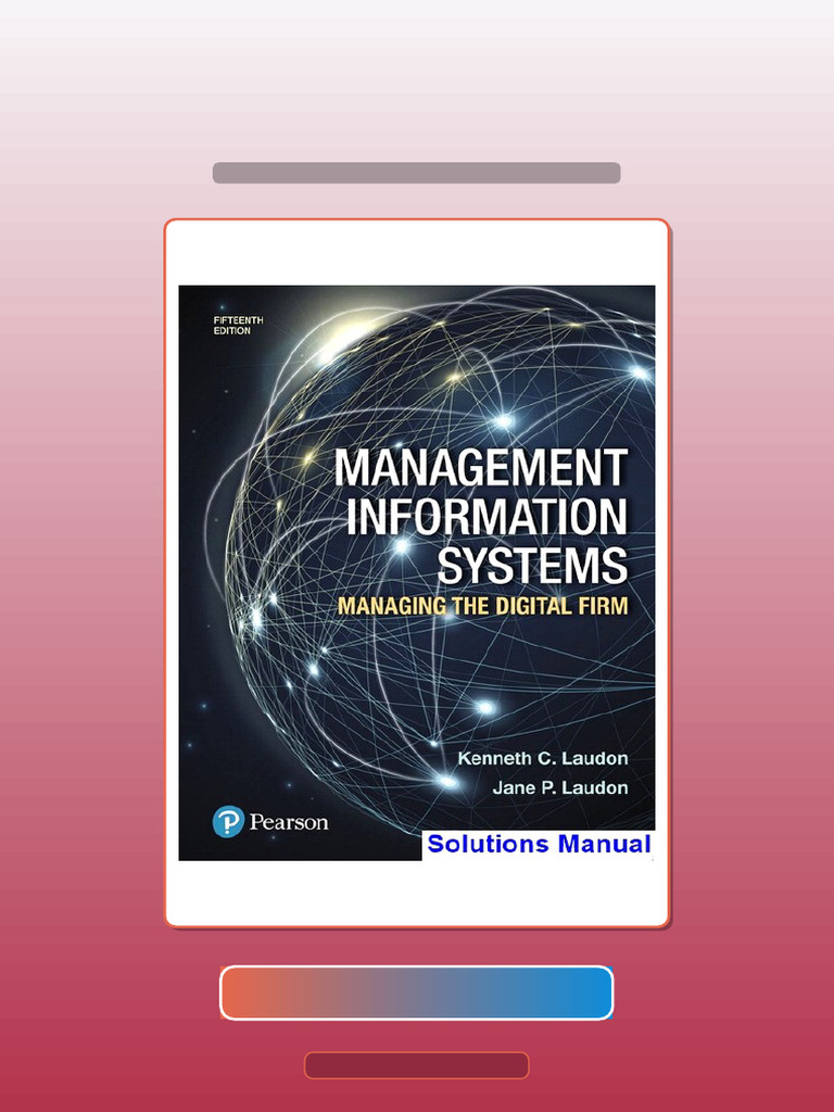 Test Bank for Management Information Systems Managing the Digital Firm ...