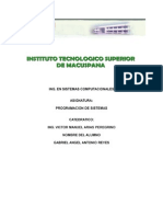 Programacion de Sistemas Gabo