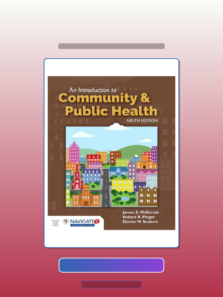 An Introduction to Community Public Health by McKenzie 9e Test Bank ...