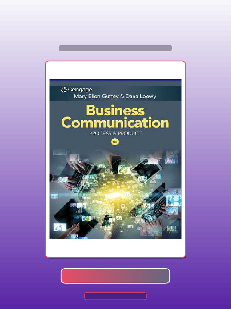 Test Bank for Business Communication Process Product 10th Edition ...