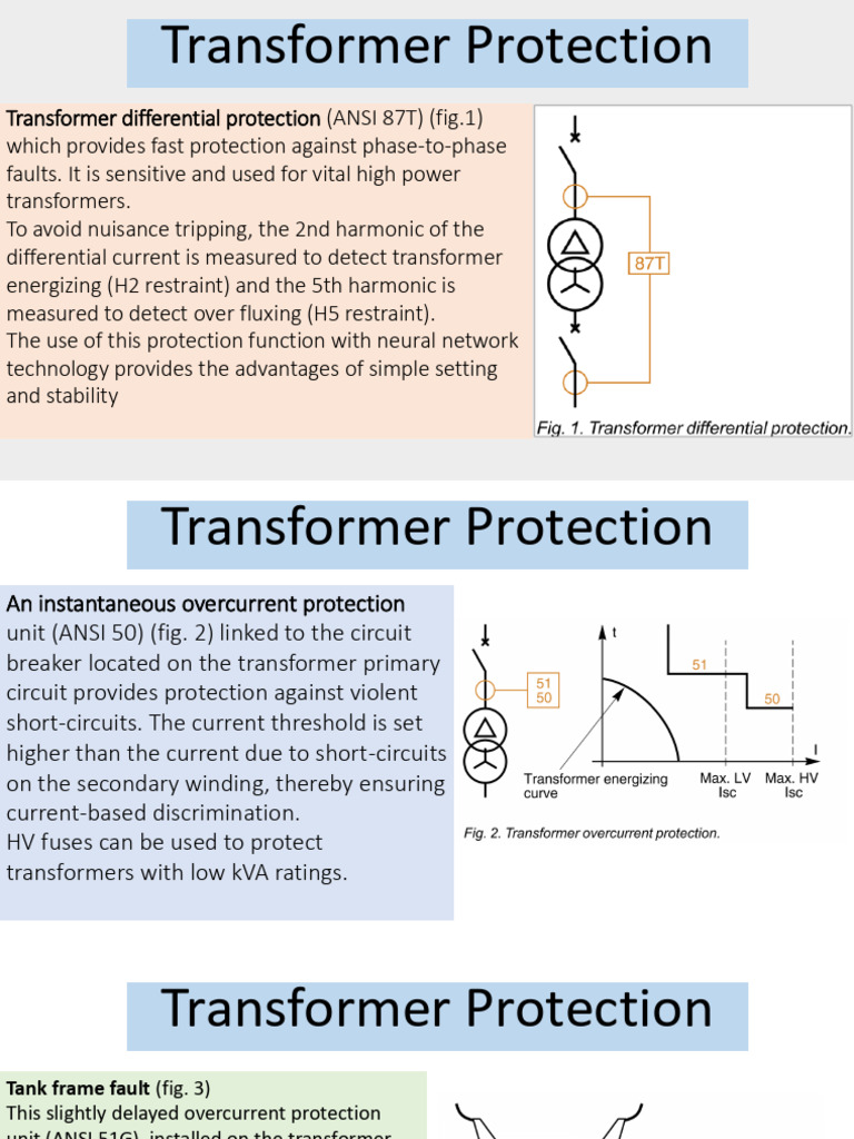 Transformer Differential Protection Guide | PDF