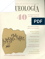 Revista # 40 de  la Coordinación Nacional de Arqueología 