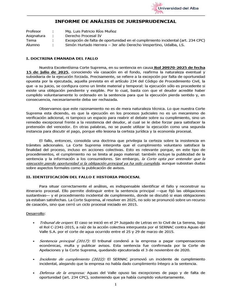 Analisis Jurisprudencial | PDF | Sentencia (ley) | Caso de ley