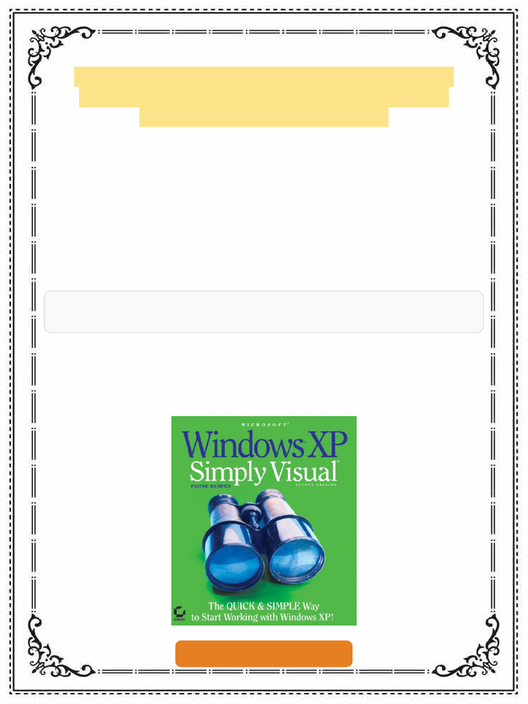 Microsoft Windows XP Simply Visual 2nd Edition Simply Visual Faithe ...