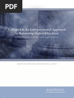 Download Entrepreneurial Approach to Higher Ed Reform by The Ewing Marion Kauffman Foundation SN96427898 doc pdf