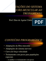 ADAPTAÇÕES DO SISTEMA NEURO-MUSCULAR AO TREINAMENTO