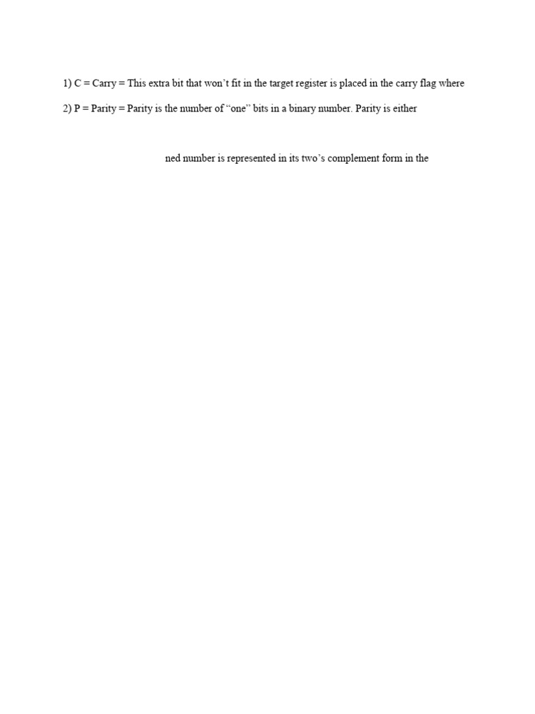Assembly Language Concepts and Instructions | PDF | Assembly Language | Bit