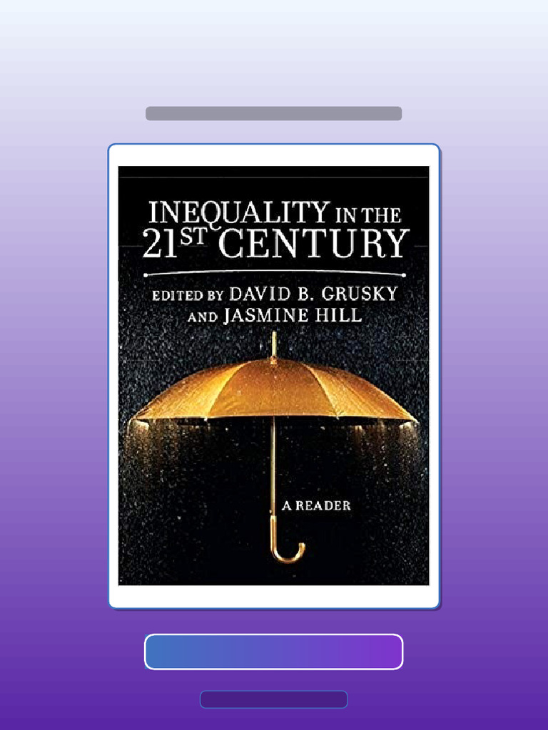 Test Bank for Inequality in the 21st Century a Reader eBook and ...