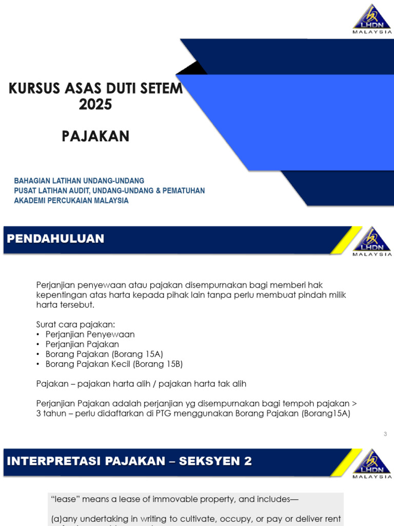 SLAID PAJAKAN 2025 | PDF